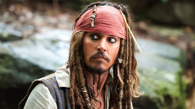 Johnny Depp como Jack Sparrow em Piratas do Caribe (Foto: Divulgação / Disney)