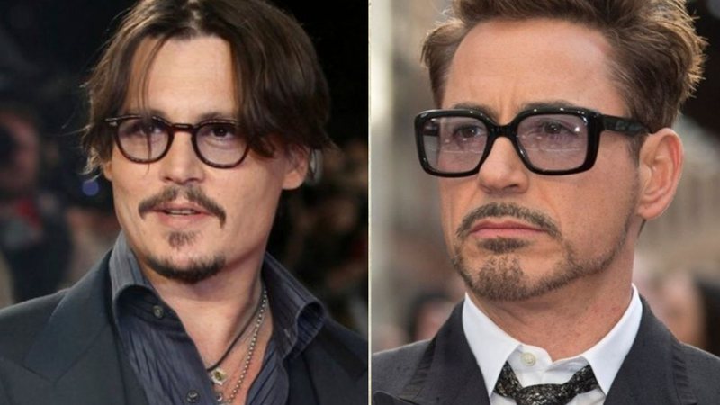 Johnny Depp e Robert Downey Jr. - Fotos: AP / Joel Ryan