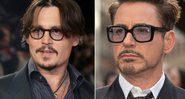 Johnny Depp e Robert Downey Jr. - Fotos: AP / Joel Ryan