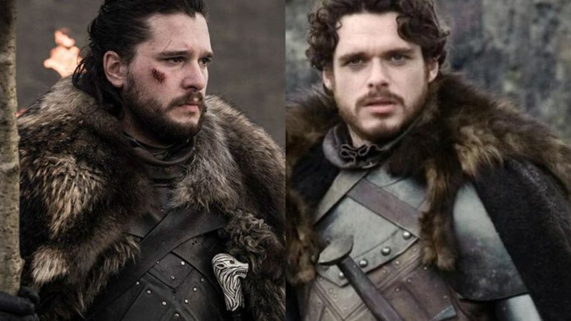 Kit Harington como Jon Snow e Richard Madden como Robb Stark (Fotos: Reprodução)