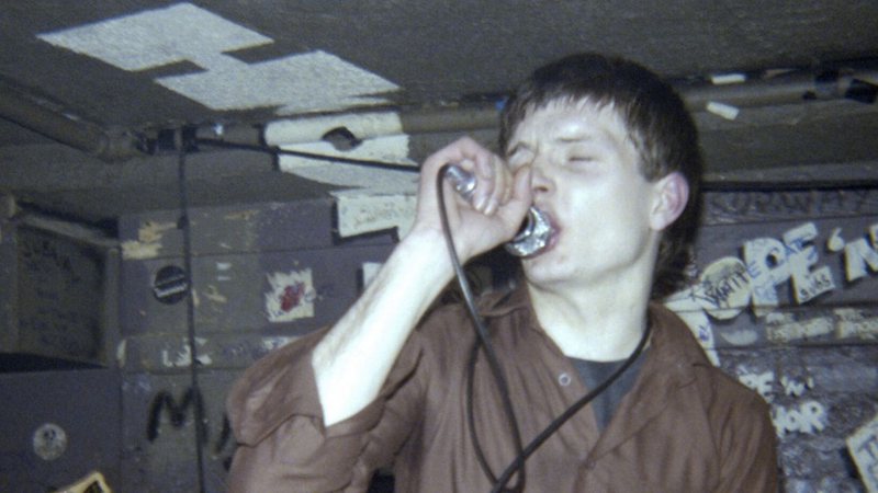 Ian Curtis no início do Joy Division (Foto: Reprodução/Facebook/Jonathan Crabbs)