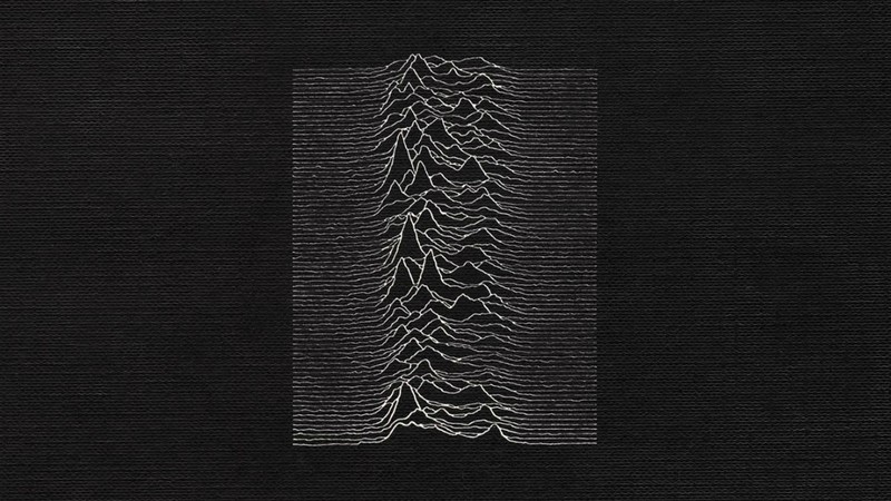 Capa do disco Unknown Pleasures, do Joy Division, lançado em 1979 (Foto: Reprodução)