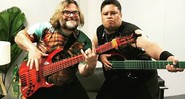 Jack Black e Júnior Groovador (Foto: Reprodução/Instagram)