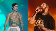 Justin Bieber (Foto: Joseph Okpako / Getty Images) e Post Malone (Foto: Divulgação / I Hate Flash)