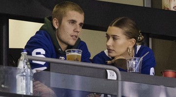 Justin Bieber e Hailey Baldiwn (Foto: Chris Young/AP)