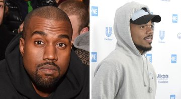 Kanye West (foto: Getty Images/ Vivien Killiea) e Chance the Rapper (Foto: Richard Shotwell / Invision / AP)