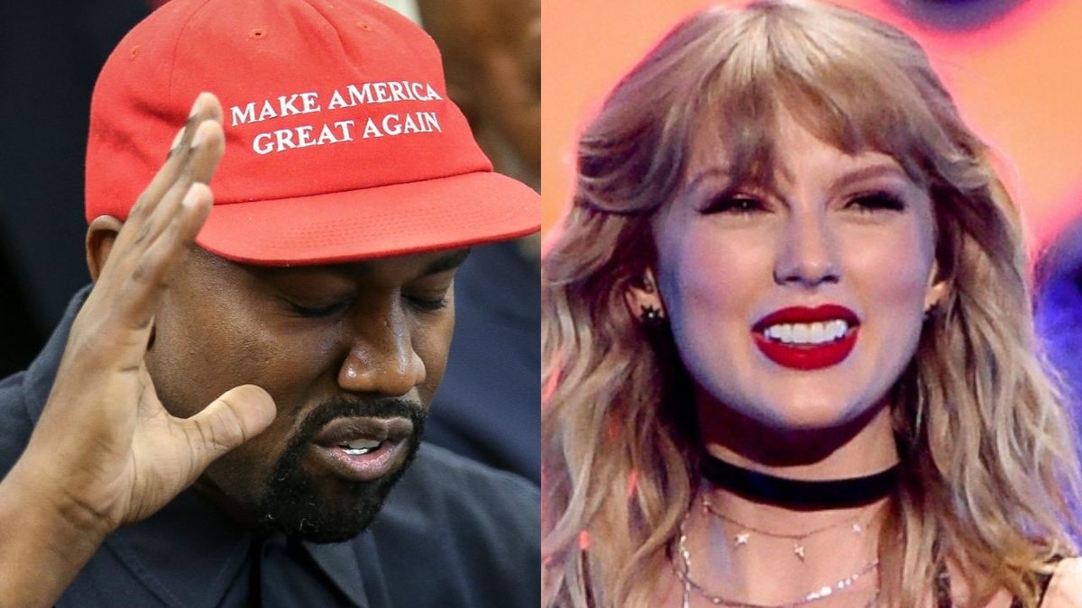 Kanye West (foto: Getty Images/ Oliver Contreras) | Taylor Swift (Foto de Evan Agostini / Invision / AP)