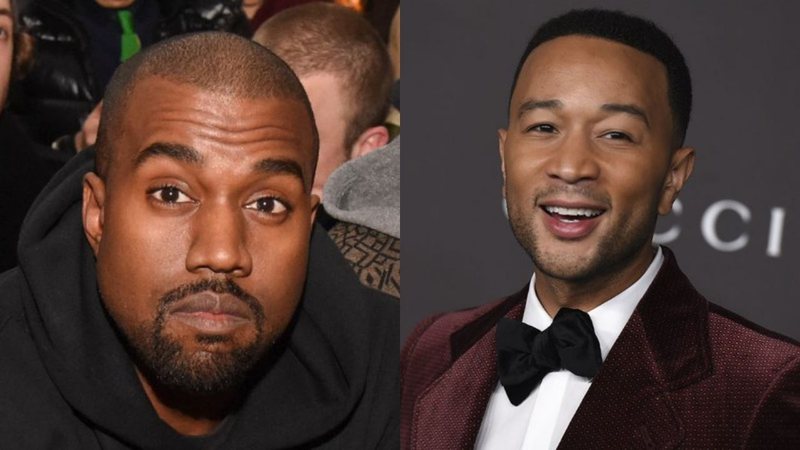 Kanye West (foto: Getty Images/ Vivien Killiea) e John Legend (Foto: Jordan Strauss /Invision /AP)