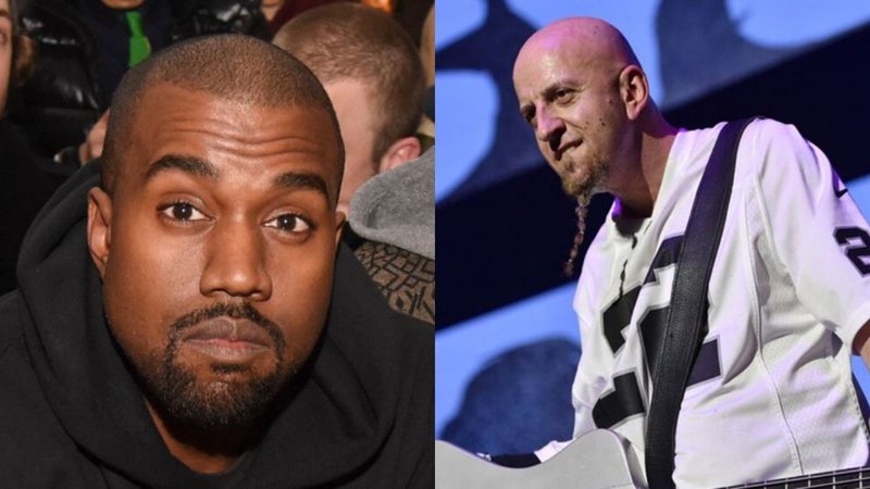 Montagem de Kanye West (foto: Getty Images/ Vivien Killiea) e Shavo Odadjian (Foto: John Shearer/AP)