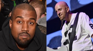 Montagem de Kanye West (foto: Getty Images/ Vivien Killiea) e Shavo Odadjian (Foto: John Shearer/AP)