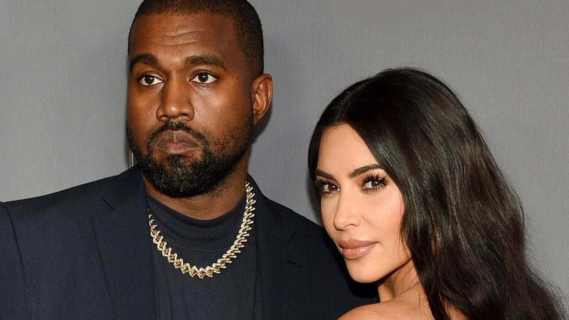 Kanye 'Ye' West e Kim Kardashian (Foto: Reprodução / Twitter)