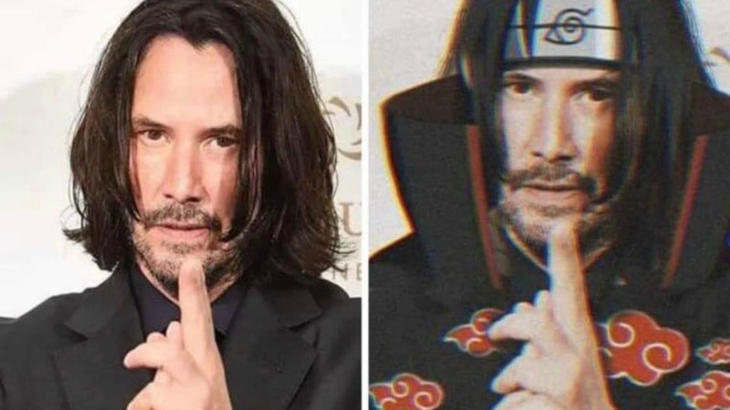 Imagem Keanu Reeves revela ter aprendido jutsus do Naruto em viagem ao Japão