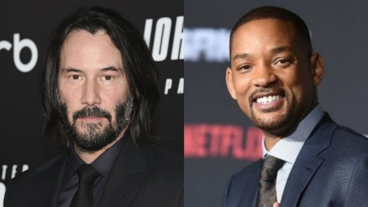 Keanu Reeves (Foto: Evan Agostini Invision / AP) e Will Smith (foto: AP / Jordan Strauss)