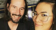 Keanu Reeves e Ali Wong (Foto: Reprodução/Instagram)