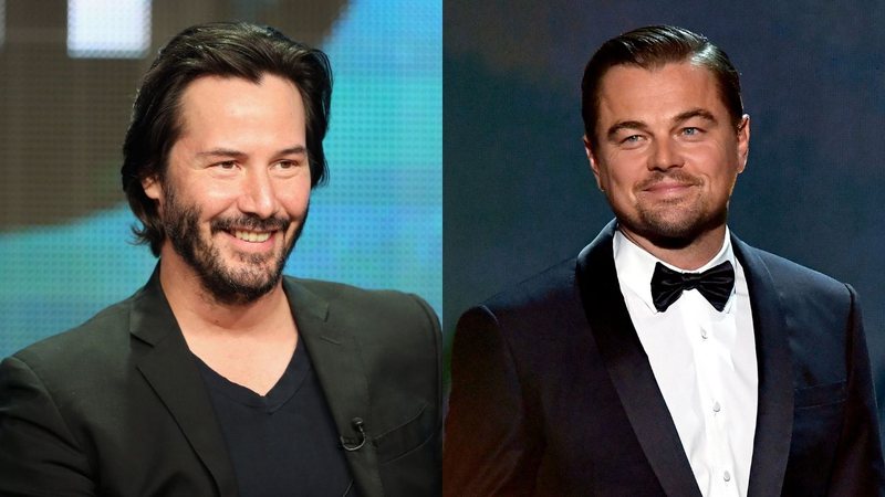 Keanu Reeves (Foto: Frederick M. Brown / Getty Images) e Leonardo DiCaprio (Foto: Kevork Djansezian / Getty Images)