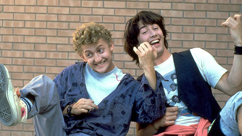 Keanu Reeves e Alex Winter em Bill e Ted (Foto: Reprodução)