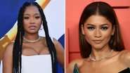 Keke Palmer (Foto: JC Olivera / Correspondente) e Zendaya (Foto: Dimitrios Kambouris / Equipe)