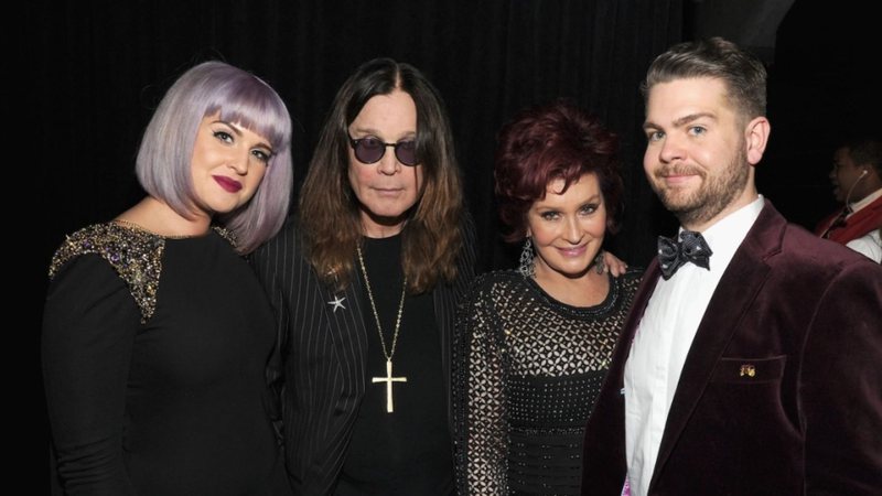 Kelly, Ozzy, Sharon e Jack Osbourne (Foto: Kevin Mazur / WireImage)