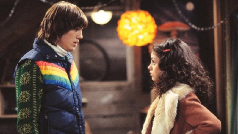 Ashton Kutcher como Kelso e Mila Kunis como Jackie em That '70s Show (Foto: Reprodução)