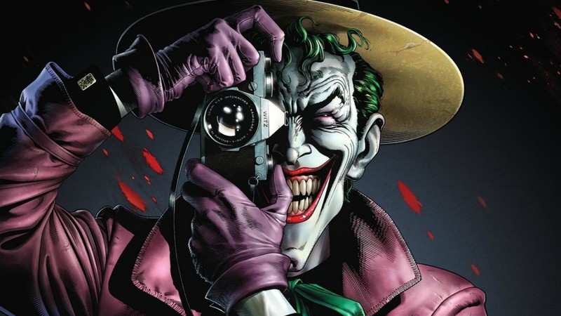 Coringa na Graphic Novel A Piada Mortal (Arte: Brian Bolland / DC Comics)