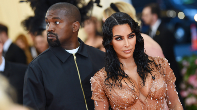 Kanye West e Kim Kardashian (Foto: Dimitrios Kambouris / Getty Images)