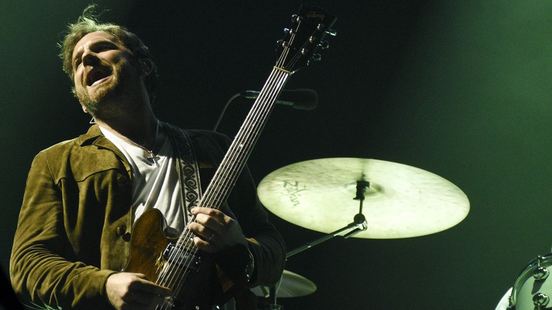 Caleb Followill, do Kings of Leon (Foto: Alonso Romero / Agência El Universal / AP)