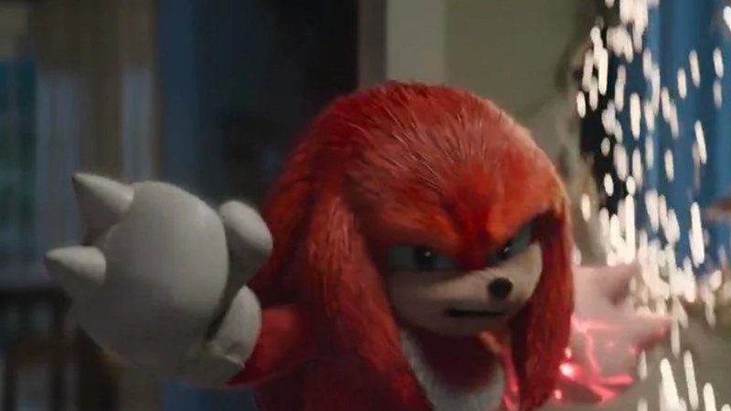 Knuckles em Sonic 2 (Foto: Reprodução / Paramount Pictures)