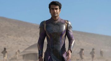 Kumail Nanjiani como Kingo em Eternos (Foto: Divulgação / Marvel)