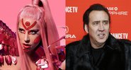 Lady Gaga (Foto: Divulgação / Universal) e Nicolas Cage (Foto: Danny Moloshok/Invision/AP)