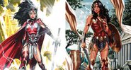 Lady Sif e Mulher Maravilha (foto: Reprodução: Marvel Comics/ DC Comics)