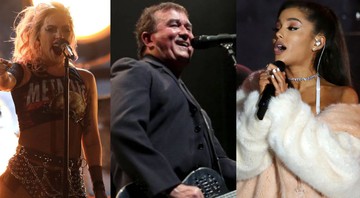 Lady Gaga, Amado Batista e Ariana Grande (Foto 1: Matt Sayles/AP | Foto 2: Divulgação | Foto 3: RtnSadou/AP)