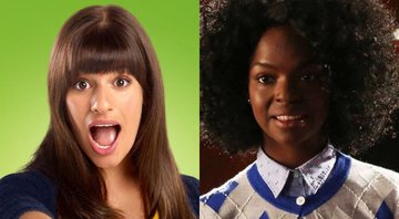 Lea Michele (Foto: Divulgação/Fox) e Samantha Marie Ware (Foto: Reprodução) em Glee