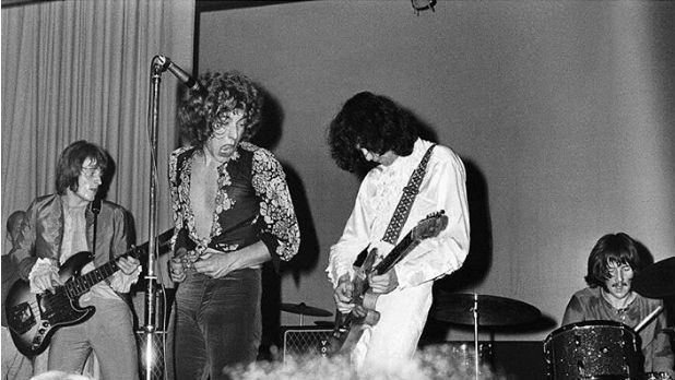 Led Zeppelin em 1968 (Foto: Reprodução/ Instagram/Jørgen Angel)