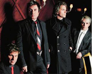 Duran Duran em "o massacre do tapete vermelho" - Stephanie Pistel/MySpace da banda