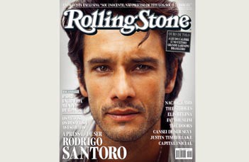 O ator Rodrigo Santoro foi a capa de janeiro - Rui Mendes