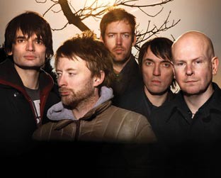 Jonny Greenwood, Thom Yorke, Ed O'Brien, Colin Greenwood e Phil Selway (a partir da esq.) - James Dimmock