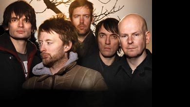 Jonny Greenwood, Thom Yorke, Ed O'Brien, Colin Greenwood e Phil Selway (a partir da esq.) - James Dimmock