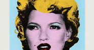 Kate Moss sob os olhos do grafiteiro Banksy - Divulgação