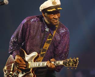 Chuck Berry tem show confirmado em SP; ícone do rock também deve passar por Porto Alegre, Curitiba e RJ - AP