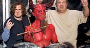 Dave Grohl é o demônio de The Pick of Destiny: no detalhe, com o Tenacious D - Peter Iovino/ New Line Cinema