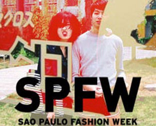 O SPFW deste ano coloca japoneses até em seu cartaz - Reprodução