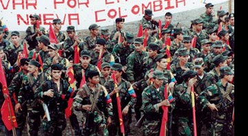 As Forças Armadas Revolucionárias da Colômbia (FARC), o maior exército não oficial do mundo - são 20 mil combatentes - Ricardo Soares