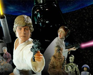 <i>Star Wars</i> em versão Frango Robô. Série de filmes será relançada em 3D - Reprodução