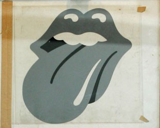 O desenho original do logo dos Rolling Stones foi comprado pelo equivalente a R$151 mil; em 1970, Mick Jagger pagou menos de R$150 pela obra - AP