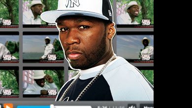 Te Vi Na Internet: O rapper 50 Cent utilizou os recursos do site Kyte.tv para transmitir sua turnê na web