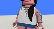 Amy Winehouse é uma das personalidades que se transformou em Lego - Reprodução