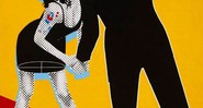 "O que me interessa é a combinação do maravilhoso poder gráfico da imagem de Amy e os eventos extraordinários e quase míticos de sua vida", explica o artista Gerard Laing, criador dos quadros - Reprodução