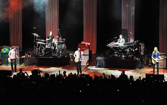 O Maroon 5 tocou para casa lotada, em SP - Stephan Solon/Via Funchal/Divulgação