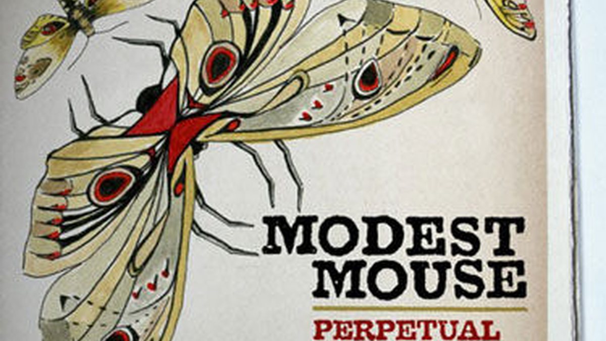 Capa do single "Perpetual Motion Machine", do Modest Mouse, que trará "History Sticks to Your Feet" como lado B - Reprodução