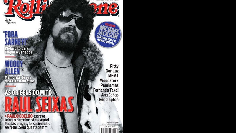 Raul Seixas estampa uma das capas da edição de agosto da <i>Rolling Stone Brasil</i>